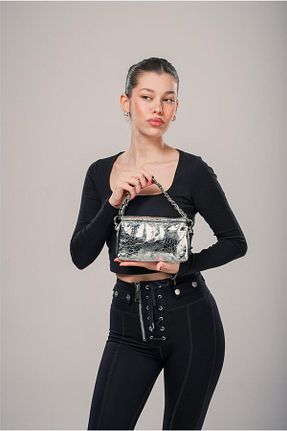 کیف دوشی زنانه چرم مصنوعی ÇÇS - کد 921371359