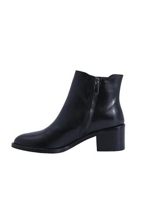 بوت / نیم بوت مشکی زنانه پاشنه متوسط (5-9 سانتی متر) Poletto - کد 921391133