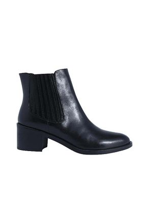 بوت / نیم بوت مشکی زنانه پاشنه متوسط (5-9 سانتی متر) Poletto - کد 921391133