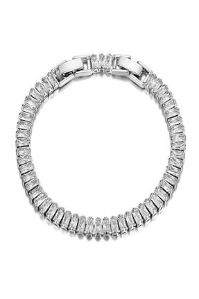 دستبند استیل (فولاد) سفید زنانه استیل (فولاد) stainless steell - کد 921475246