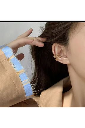 گوشواره غضروفی نقره طلائی AychaAksesuar - کد 921466391