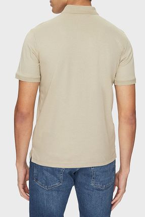 پولوشرت بژ مردانه %100 پنبه Calvin Klein - کد 922222948