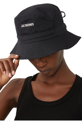 کلاه مشکی زنانه پنبه ای JACQUEMUS - کد 921498563