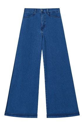 شلوار آبی زنانه جین Outland Denim - کد 921494899