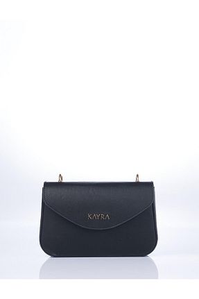 کیف دوشی مشکی زنانه چرم مصنوعی Kayra - کد 921505047