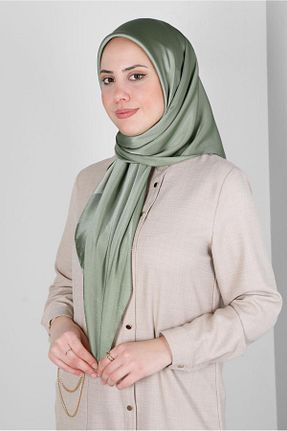 روسری خاکی پلی استر Alvina - کد 801205951