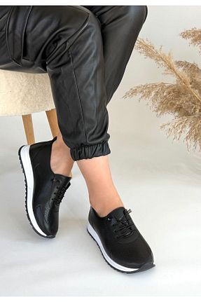کفش کژوال مشکی زنانه چرم مصنوعی ASL SHOES STORE - کد 921506283