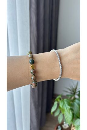 دستبند جواهر رنگی زنانه سنگ طبیعی Doğaltaş Masalları - کد 921506300