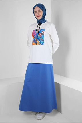 ست گرمکن حجاب سرمه ای زنانه رگولار Alvina - کد 859861763