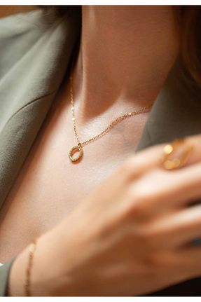 گردنبند استیل ( فولاد ) طلائی استیل ضد زنگ Meiloras - کد 921507174