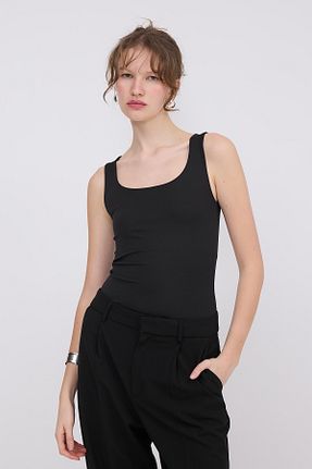 بلوز مشکی زنانه ساده Addax - کد 921508401