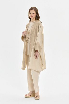 ست بالاتنه و پائین تنه حجاب سفید زنانه رگولار Esswaap - کد 921515294