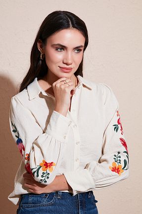 پیراهن طوسی زنانه رگولار Lela - کد 828414076