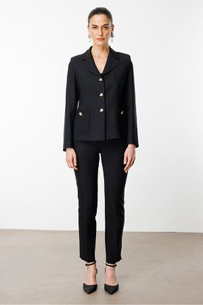 کت مشکی زنانه رگولار Moda İlgi - کد 921520961