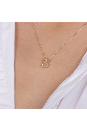 گردنبند طلا زرد زنانه 14 عیار Melike Gold - کد 922282859