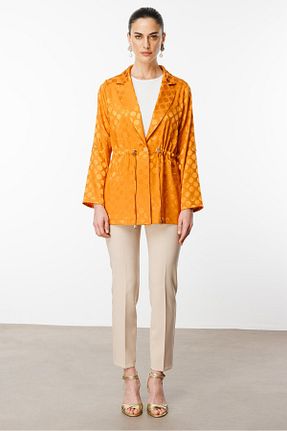 ست بالاتنه و پائین تنه نارنجی زنانه بافتنی Moda İlgi - کد 922284849