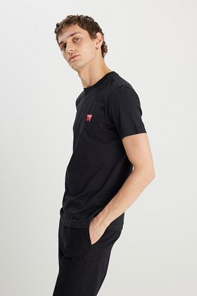تیشرت مشکی مردانه رگولار Wrangler - کد 921526590