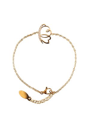 دستبند استیل (فولاد) طلائی استیل ضد زنگ Meiloras - کد 921531369