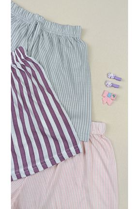 شلوارک و برمودا بنفش زنانه رگولار siyalife - کد 922286044