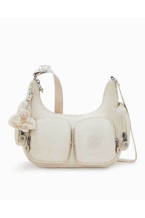 کیف دوشی بژ زنانه پارچه ای Kipling - کد 921531744