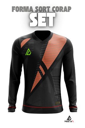 لباس فرم دروازه بان مشکی مردانه Musclex Spor Tekstil - کد 922287794