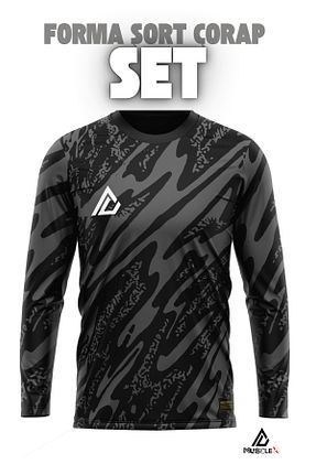 لباس فرم دروازه بان مشکی مردانه Musclex Spor Tekstil - کد 922287586