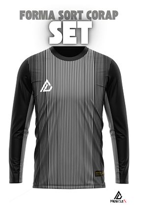 ست بالاتنه و پائین تنه مشکی مردانه بافتنی Musclex Spor Tekstil - کد 922287546