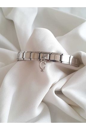 دستبند استیل (فولاد) متالیک زنانه استیل (فولاد) bijoux uniques - کد 921549412