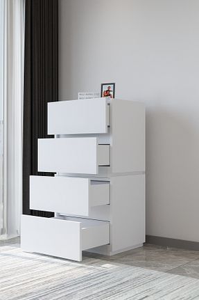 آینه کنسول سفید Suntalam Aeka - کد 921547992