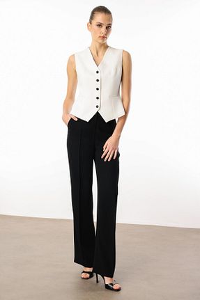 شلوار مشکی زنانه بافتنی Moda İlgi - کد 921542258