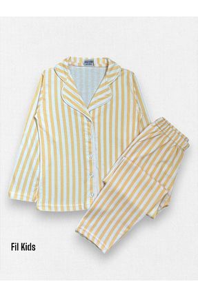 ست لباس راحتی زرد بچه گانه %100 پنبه Fil Kids - کد 921572758