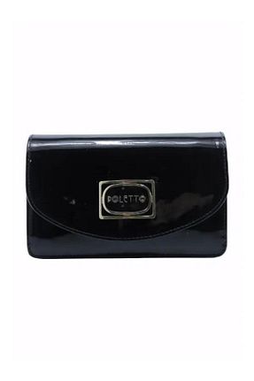 کیف دوشی مشکی زنانه چرم خالص Poletto - کد 921562211