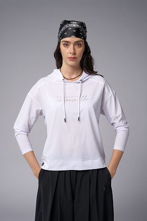 سوئیشرت سفید زنانه ساده bilcee - کد 921577288