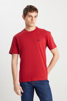تیشرت قرمز مردانه Relaxed Wrangler - کد 921579720