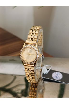 ساعت مچی زرد زنانه استل (فولاد) Skmei - کد 921580662