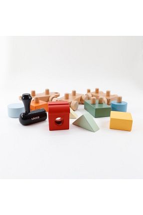 اسباب بازی چوبی رنگی LOCCO - کد 921576982