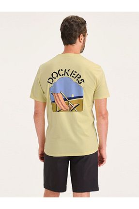 تیشرت زرد مردانه رگولار Dockers - کد 921576529