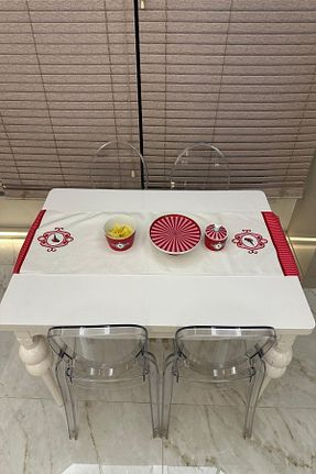 سرویس آمریکائی صورتی مستطیل DEKOMOD - کد 922432634