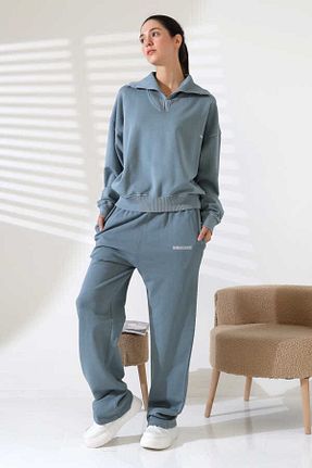ست گرمکن سبز زنانه پنبه ای MOSRANİC - کد 921582329