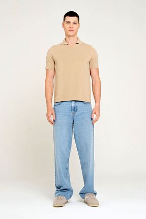 شلوار جین متالیک مردانه پاچه زیپ دار Pantamo Jeans - کد 921577323