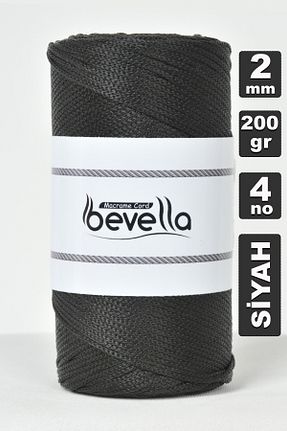 نخ بافندگی مشکی Bevella Macrame Cord - کد 889010469