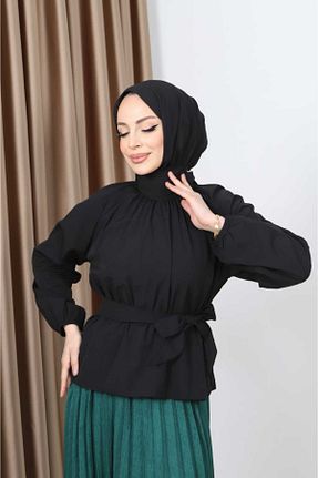 پیراهن حجاب مشکی زنانه اورسایز CNG MODA - کد 921586842
