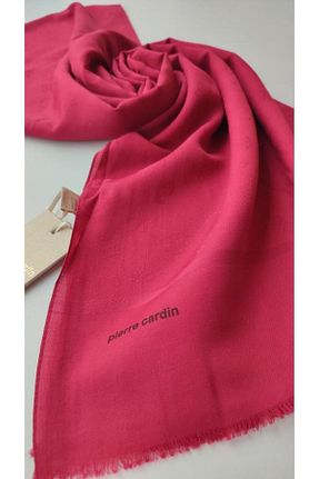 شال صورتی زنانه پنبه ای Pierre Cardin - کد 849145023