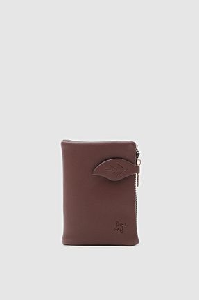 کیف پول قهوه ای زنانه چرم مصنوعی Shule Bags - کد 921592784