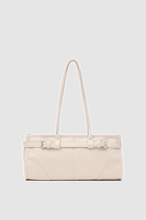 کیف دوشی بژ زنانه چرم مصنوعی Shule Bags - کد 921592599