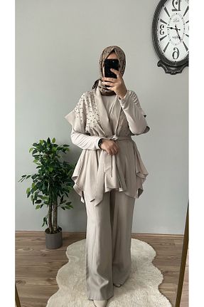 ست بالاتنه و پائین تنه حجاب نباتی زنانه Relaxed FTZ WOMEN - کد 921600581