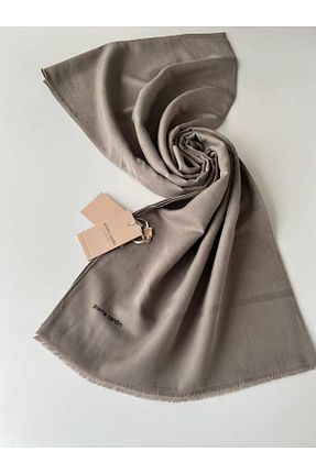 شال زرد زنانه پنبه ای Pierre Cardin - کد 803492446
