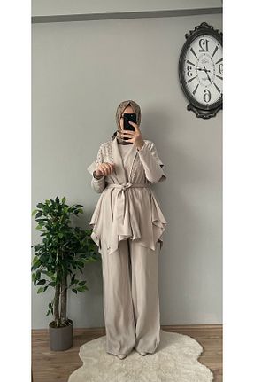 ست بالاتنه و پائین تنه حجاب نباتی زنانه Relaxed FTZ WOMEN - کد 921600581