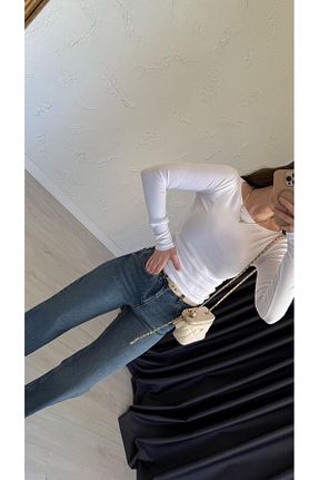 بلوز بژ زنانه رگولار elif teke - کد 921604298