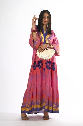 لباس نارنجی زنانه بافتنی ABBRA - کد 917572160